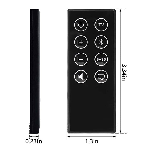 Replacement Remote Control for Bose TV Speaker and Solo Soundbar Series II,Compatible with Bose Solo 5 10 15 Series II TV Sound System 418775 431974 732522 845194 740928-1120 838309-1100 with Battery