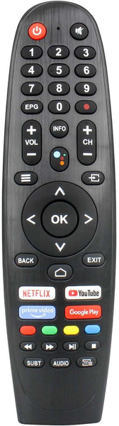 EC32V2HA EC40V2FA Replace Remote Control for Caixun Android TV Remote for BLAUPUNKT TV Remote, for SANSUI TV Remote, for ARRQW TV Remote