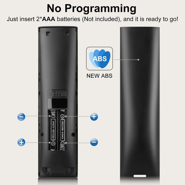 【Pack of 2】 New Universal Remote for All Samsung TV Remote, Replacement Compatible for All Samsung Smart TV, LED, LCD, HDTV, 3D, Series TV