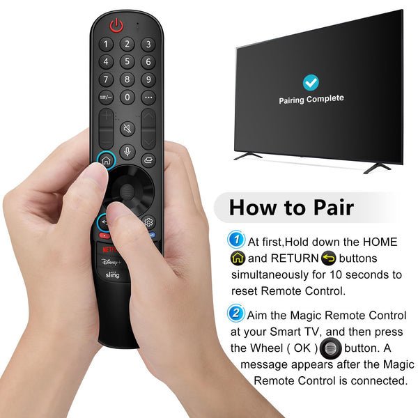 【Pack of 2】 New Universal Remote for All Samsung TV Remote, Replacement Compatible for All Samsung Smart TV, LED, LCD, HDTV, 3D, Series TV