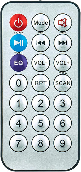 Replacement Remote Control Commander Compatible with QFX Portable Speaker PBX-81 PBX-800TWS PBX-210 PBX-154 PBX-2250 PBX-808TWS PBX-804SM PBX-1205 PBX-5015