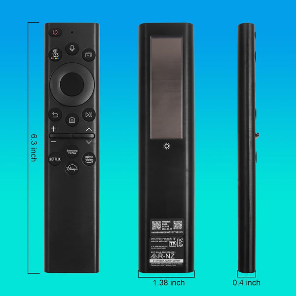 BN59-01385A Solar Voice Remote Replacement for Samsung Frame TV,  Black