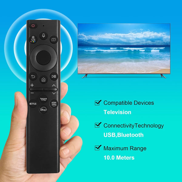 BN59-01385A Solar Voice Remote Replacement for Samsung Frame TV,  Black