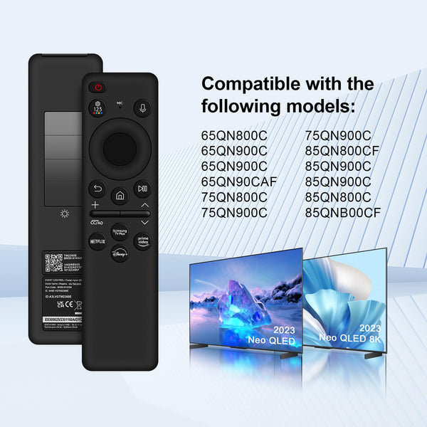 New BN59-01432A Solar TV Remote Control Replacement for Samsung Neo QLED 8K HDR Smart TVs, with Voice,2023